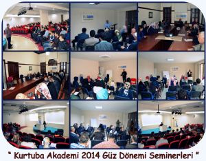 " Kurtuba Akademi " 2014 Güz Dönemi Seminerleri