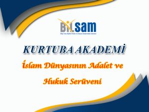  Islam Dünyasinda Adalet ve Hukuk Serüveni