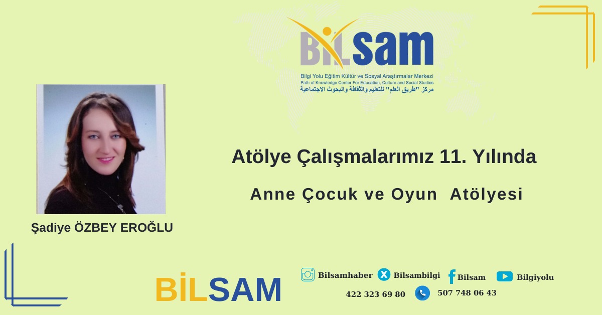 Atölye Çalışmalarımızın 11. Yılındayız. 