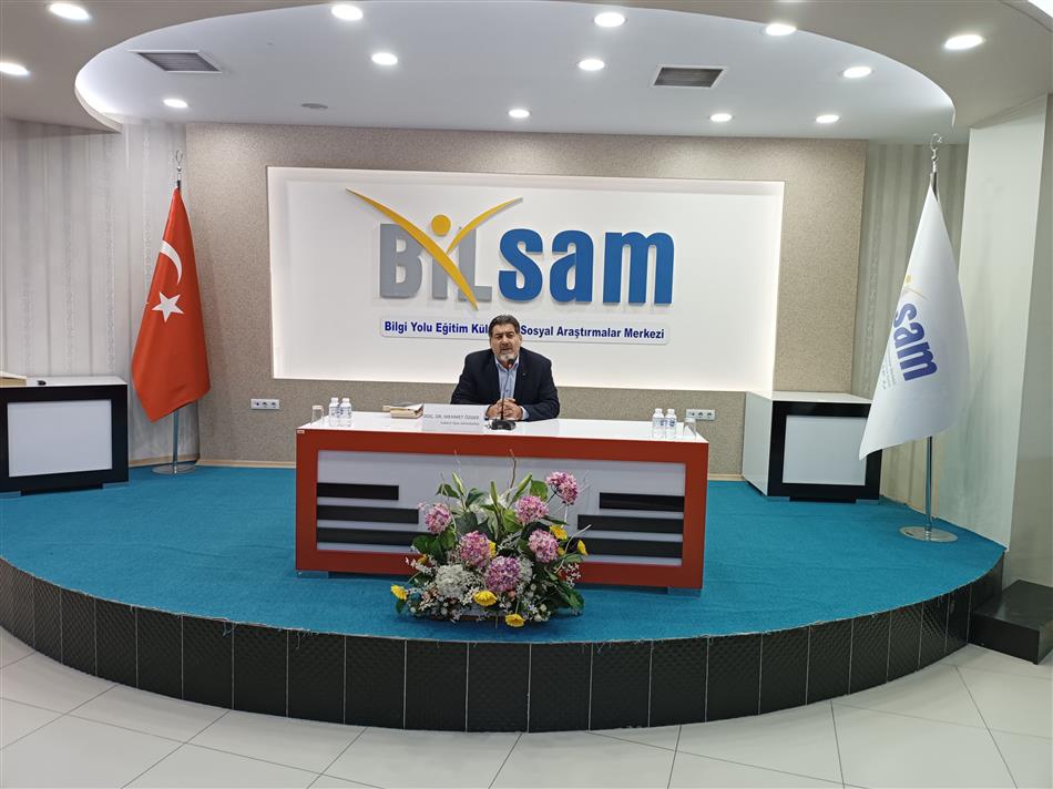 BİLSAM Konferanslar Serisi’nin 9. haftasında Doç. Dr. Mehmet Özger hocamızı ağırladık.