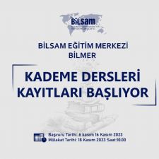 Kademe dersleri kayıtları başlıyor… 