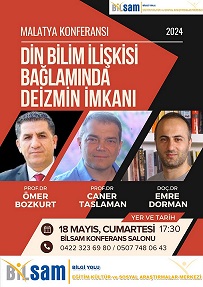 Prof. Dr. Ömer Bozkurt, Prof. Dr. Caner Taslaman ve Doç. Dr. Emre Dorman konuğumuz olacakltır...